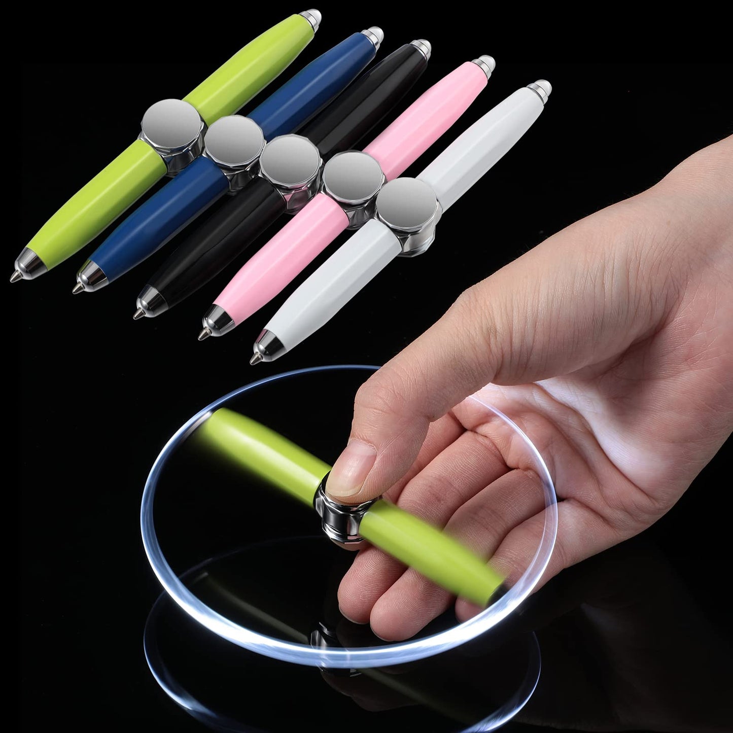 Creative Multi-Function LED Spinning pen Pen Spinning