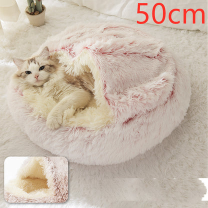 2 In 1 Dog And Cat Bed Pet Winter Bed