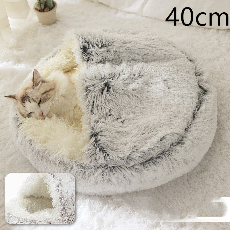 2 In 1 Dog And Cat Bed Pet Winter Bed