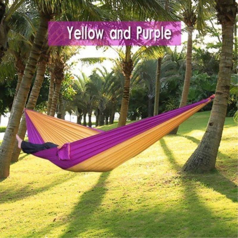 Backpacking Hammock - Portable Nylon Parachute Outdoor Double Hammock