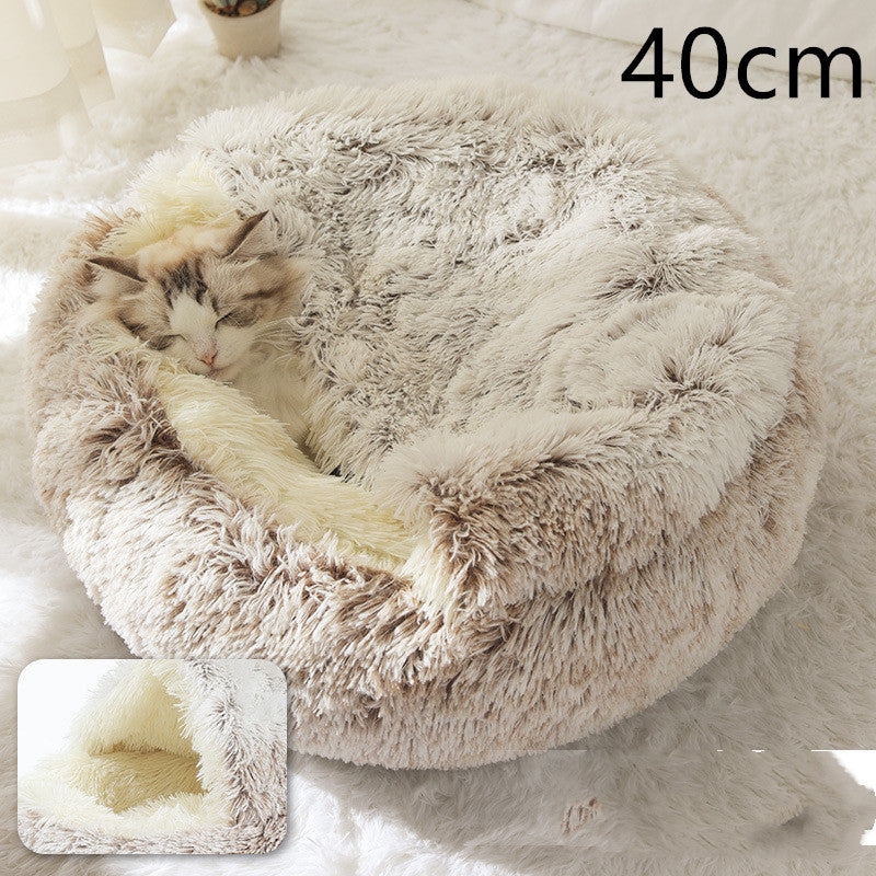 2 In 1 Dog And Cat Bed Pet Winter Bed