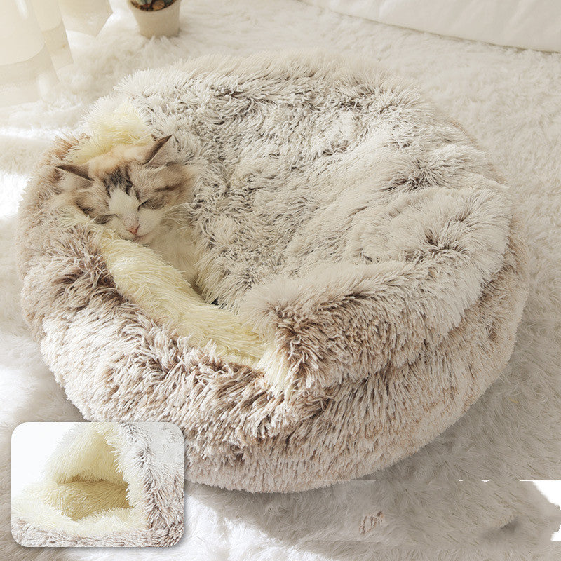 2 In 1 Dog And Cat Bed Pet Winter Bed