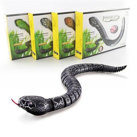 Remote Control Snake Rattlesnake Animal Trick Terrifying Mischief Toy