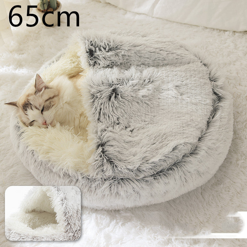 2 In 1 Dog And Cat Bed Pet Winter Bed