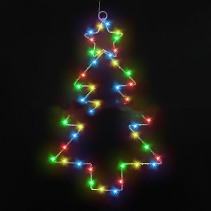 Wrought Iron Christmas Tree Shaped Lantern Festival