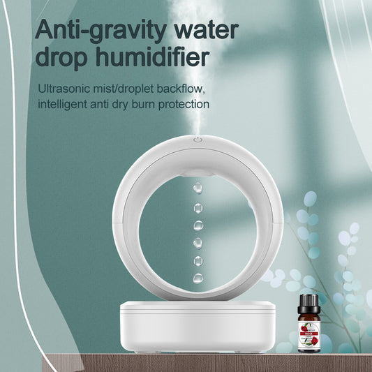 Anti-gravity Air Humidifier, Levitating Water Drops Fogger Electric Humidifiers