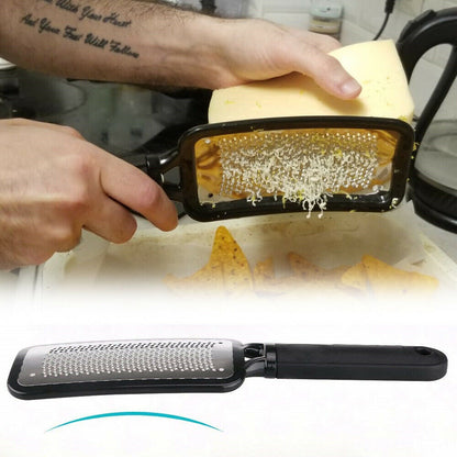 Handheld Cheese Grater Lemon Zester Ginger Fine Shredder Scraper Rasp File Tool