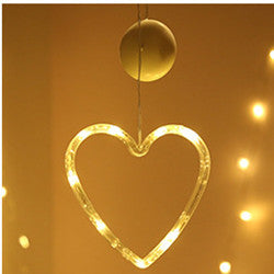 Star String Lights LED Christmas Curtain Lights Indoor Bedroom Home Party Decoration Snowman Christmas Tree Holiday Lights