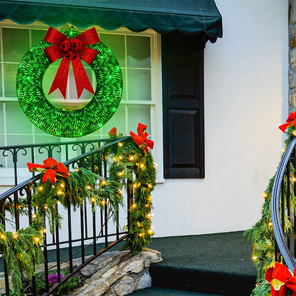 Christmas Garland 20in Luminous LED Warm Light