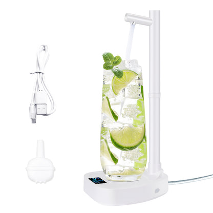 Rechargeable Desktop Water Dispenser with Water Bottle and Stand