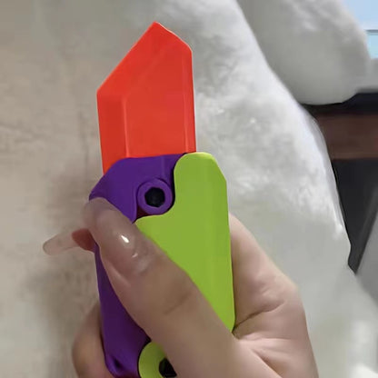 3D Gravity Push Radish Knife Modeling Toy