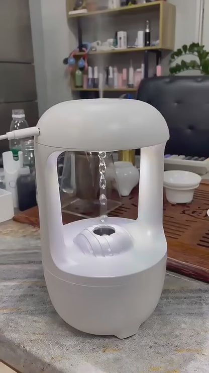 Anti Gravity Humidifier Water Drop Backflow Aromatherapy Machine Large Capacity Office Bedroom Quiet Heavy Fog Household Sprayer