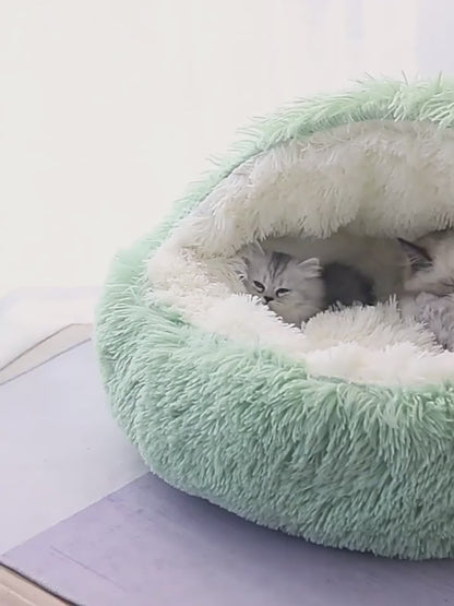 2 In 1 Dog And Cat Bed Pet Winter Bed